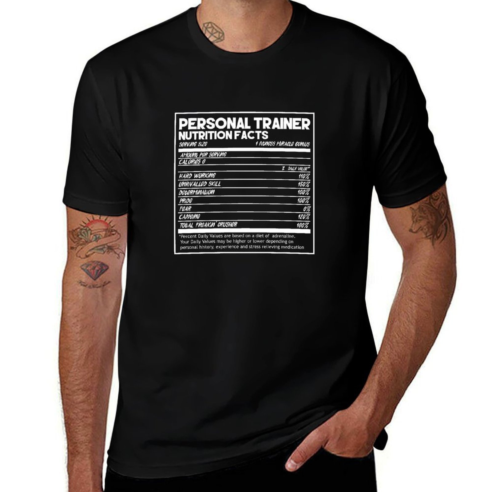 เสื้อยืดเทรนเนอร์ส่วนตัวสุดฮา  - Nutrition And Exercise บทวิจารณ์และราคา