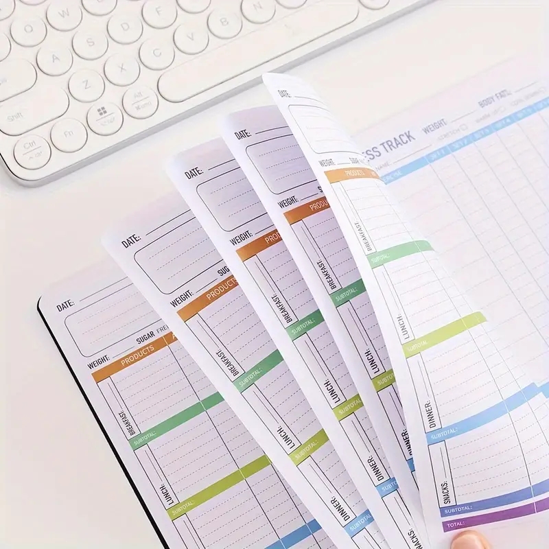 สมุดบันทึกฟิตเนส แผนการออกกำลั - Nutrition And Exercise บทวิจารณ์และราคา